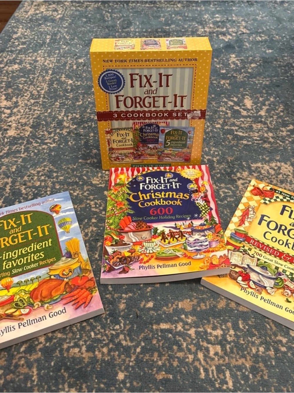 Fix it & Forget it Cookbook Set - Set of 3 Recipe Books